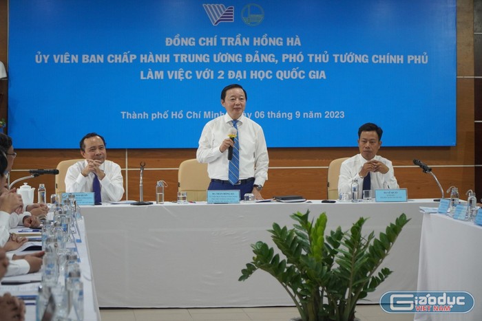 Phó Thủ tướng Trần Hồng Hà: “Cần tổng kết lại mô hình Đại học Quốc gia”