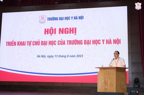Hội nghị Triển khai Tự chủ Đại học của Trường Đại học Y Hà Nội